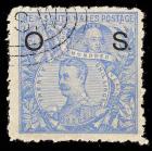 New South Wales Official, 1890, 20s Cobalt Blue Used