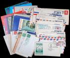 Worldwide. U.S. and Foreign Covers and Stamps in Several Shoeboxes