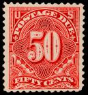 Postage Due, 1896, 50c Deep Claret