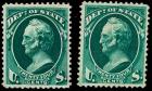 State Dept., 1873, 24c Dark Green, Two Lovely Unused Examples