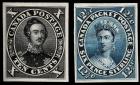 Canada. 1858-1864 Cents Issues Proofs & Trial Colors, 8 Items