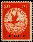 1912 20pf E.EL.P. Overprint, Michel VI, Sieger Germany #6, Never Hinged