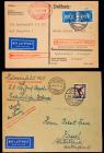 1929 "Graf Zeppelin" LZ127 Flight Cover & Card Group, 16 Items