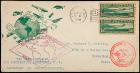 1930 "Graf Zeppelin" LZ 127 USA 65¢ Zeppelin Pair Franking, Sieger 64F