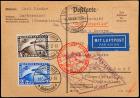 1930 "Graf Zeppelin" LZ 127 South America Round Trip Card, Sieger 57P