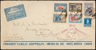 1930 "Graf Zeppelin" LZ 127 Europe Pan American Flight, Argentina Scott C20-24 Franking, Sieger 63