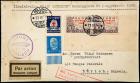 1930 "Graf Zeppelin" LZ 127 Finland Flight Cover, Zeppelin Pair Franking, Sieger 89B