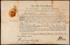 Livingston, Philip, Jr. -- Colonial New York Document Countersigned With New York Colonial Governor Sir Henry Moore