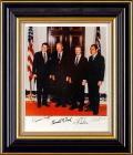[Four Presidents] Color Photo Signed by Reagan, Ford, Carter, and Nixon