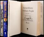 A Secretary of State and Two Vice Presidents: Condoleezza Rice, Spriro Agnew, and Dan Quayle -- Three Signed Books