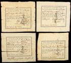 Wolcott, Oliver Jr. - Four (4) Revolutionary-War Pay Orders - 2
