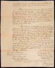 Franklin, William -- Document Signed as Colonial Governor of New Jersey