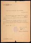 Wallenberg, Raoul - Certificate of Protection for a Jew Which Asks That He Not Be Forced to Wear the Yellow Star