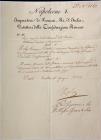 Napoleon I - Document as Emperor of the French and King of Italy, With Secretarial Signature