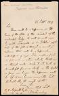 Faraday, Michael -- Autograph Letter Signed Re Fall of a Divided vs. Undivided Body