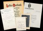 Burbank, Luther - An 1891 ALS and a Group of Burbank-Related Items - 2