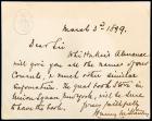 Stanley, Henry M. - Autograph Letter Signed by the African Explorer - 2