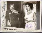 Paul Newman and Elizabeth Taylor Signed B&W Photo "Cat on a Hot Tin Roof"