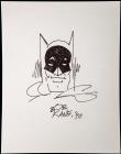 Bob Kane, Hand Illustrated Drawing of Batman