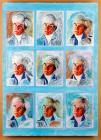 "Andy Warhol x 9" Original Screen Print and Watercolor Homage