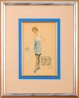 Rare Early 20th Century Original French Illustrated Art for Ladies Underpinnings - 2