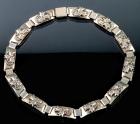 Original Laurence Foss, Acclaimed Arts and Crafts Designer, Sterling Silver Choker/Necklace