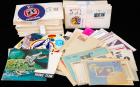 Collection of 200+ First Day Flight Covers Mercury, Apollo, Skylab & Signed Russian Covers & Stamps