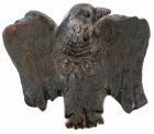 Roman Bronze Eagle Applique With Detailed Wings