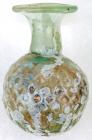 Flawless Roman Glass Molded Sprinkler Flask