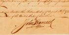 Hancock, John -- Document Signed as Governor of Massachusetts - 2