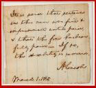 Lincoln, Abraham -- Autograph Note Signed Six Weeks Before His Assassination - 2