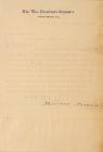 Roosevelt, Theodore -- Typed Letter Signed as Vice President - 2