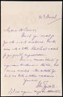 Tyndall, John -- Autograph Letter Signed