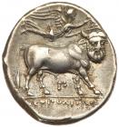 Campania, Neapolis. Silver Nomos (7.39 g), ca. 320-300 BC EF - 2