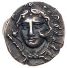 Calabria, Taras. Silver Diobol (1.25 g), ca. 325-280 BC EF