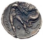 Calabria, Taras. Silver Diobol (1.25 g), ca. 325-280 BC EF - 2