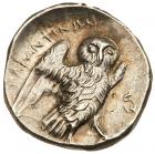 Calabria, Taras. Silver Drachm (3.29 g), ca. 280-272 BC Superb EF - 2