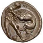 Lucania, Herakleia. Silver Nomos (7.74 g), ca. 390-340 BC Superb EF - 2