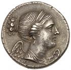 Bruttium, The Bretti. Silver Drachm (4.76 g), 216-214 BC EF