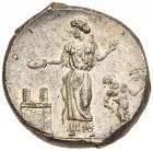 Sicily, Himera. Silver Tetradrachm (17.52 g), ca. 409-407 BC Mint State - 2