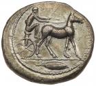 Sicily, Messana. Silver Tetradrachm (16.88 g), ca. 478-476 BC Nearly EF