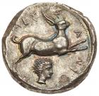 Sicily, Messana. Silver Tetradrachm (16.93 g), ca. 412-408 BC Superb EF - 2