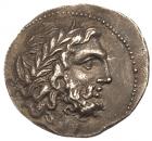 Sicily, Morgantina. The Sikeliotes. Silver 2 Litrai (1.84 g), ca. 214/3-213/2 BC