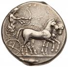 Sicily, Selinos. Silver Tetradrachm (17.04 g), ca. 440-430 BC Choice VF