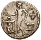 Sicily, Selinos. Silver Tetradrachm (17.18 g), ca. 440-430 BC Choice VF - 2