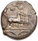 Sicily, Syracuse. Second Democracy. Silver Tetradrachm (17.20 g), 466-405 BC Nea