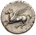 Sicily, Syracuse. Timoleon and the Third Democracy. Silver Stater (8.51 g), 344-317 BC
