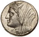 Sicily, Syracuse. Philistis, wife of Hieron II. Silver 16 Litrai (13.24 g), 275-215 BC