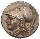 Sicily, Syracuse. Fifth Democracy. Silver 12 Litrai (10.19 g), 214-212 BC EF