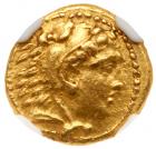 Macedonian Kingdom. Philip II. Gold 1/4 Stater (2.14 g), 359-336 BC